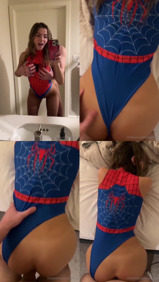 Madiiitay Spiderman cosplay fuck
