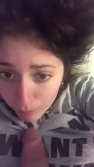 Daddy Facefucks His Teen Daughter, Making Her Gag on His Big Cock