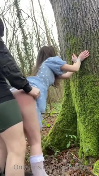 Belle Delphine in the woods