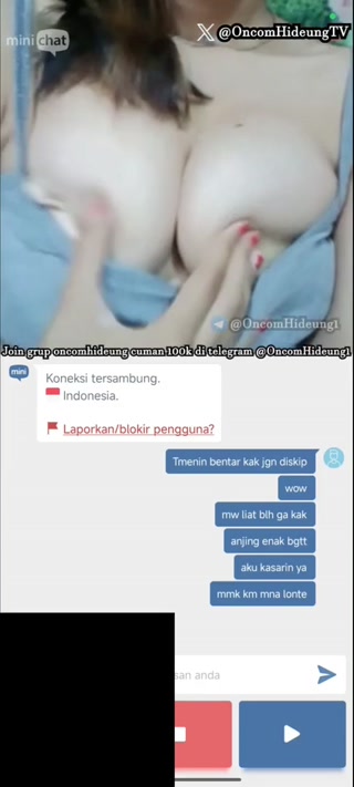 Ome tv Binor kesepian ditinggal laki ngojol