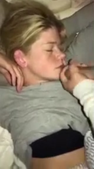 Real daughter sleeping sucking blowjob cumshot facial her father incest taboo family porn