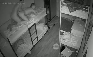 Incest?Spycam Catches Horny Siblings Fucking, Sister Swallows Brother's Jizz