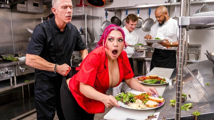 Thong Pulled Aside for Rough Anal Sex