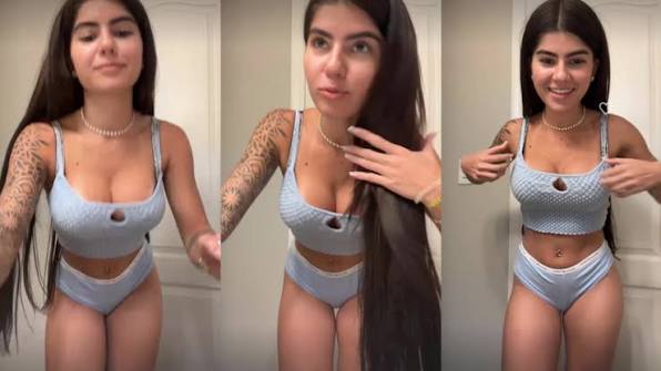 Thaissa Fit - Stripping Down For A Shower
